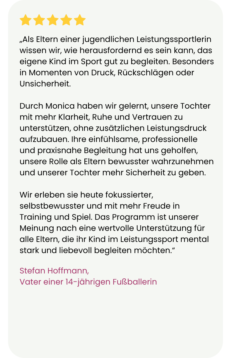 Kundenbewertung - Eltern im Sport - mobil 1