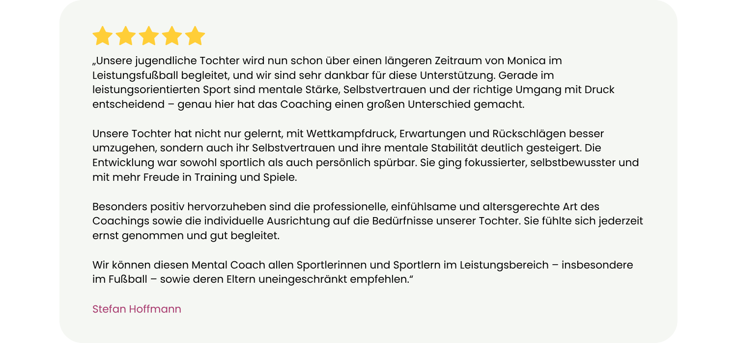 Kundenbewertung Sportmentalcoaching 1