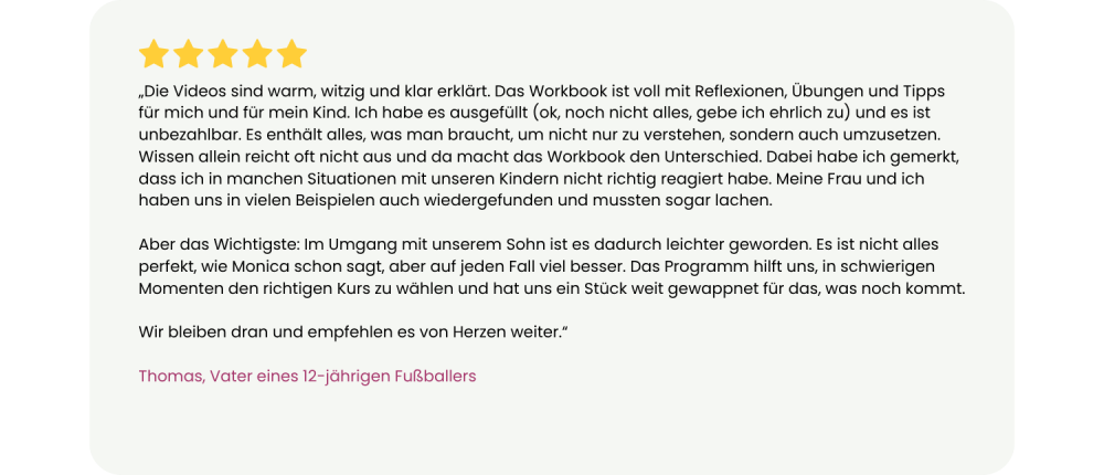Kundenbewertung - Eltern im Sport 2